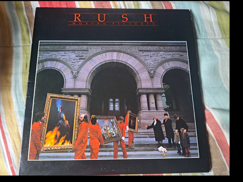 1981 Rush Vinyl LP Album 'Moving Pictures'