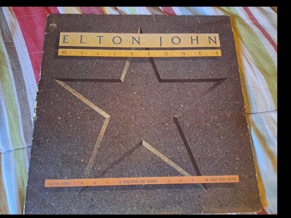 1980 Elton John Vinyl LP Album 'Milestones'