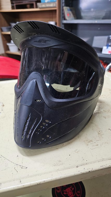 Paintball face shield