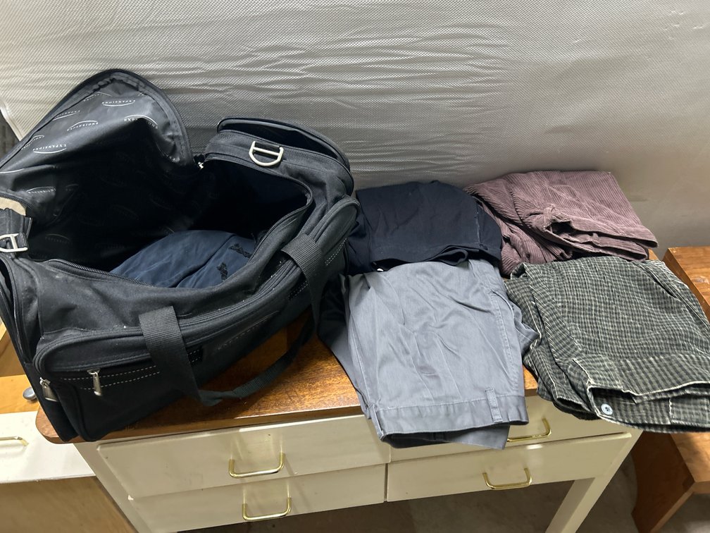 Expansions Duffle Bag with Assorted Pants
