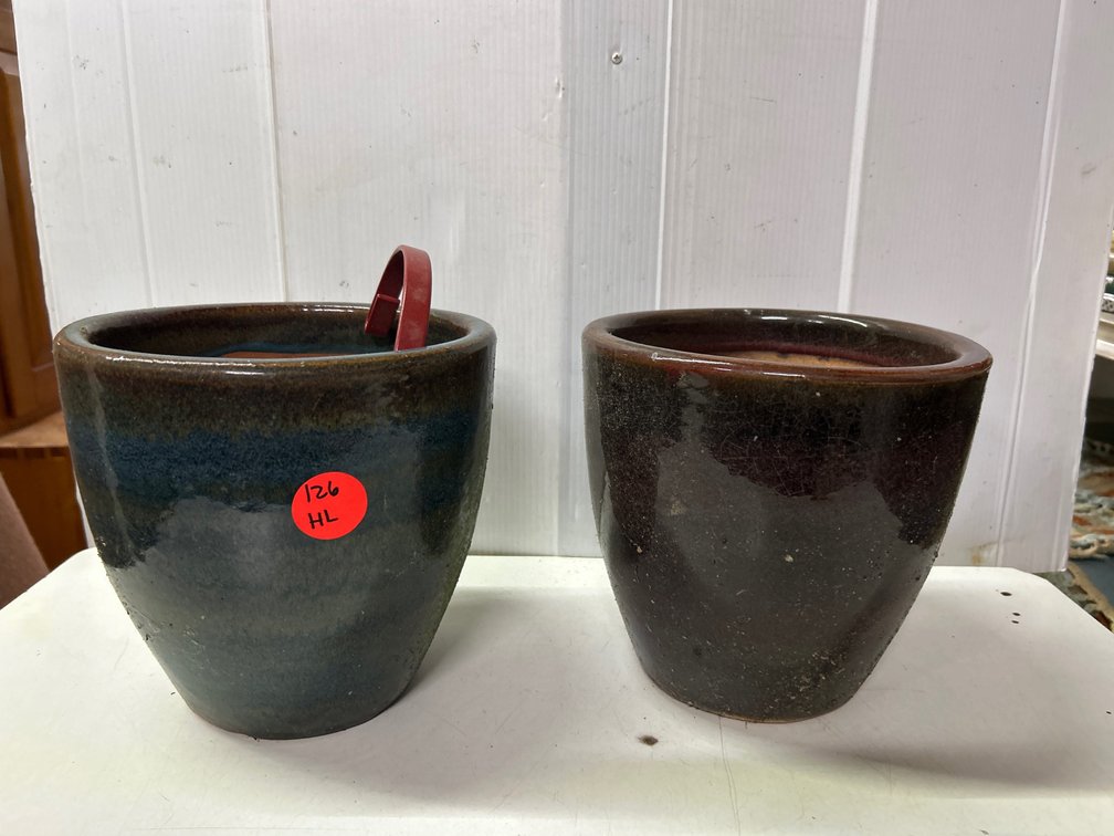 2 Ceramic Planters