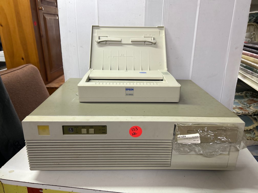 Vintage Computer and Epson Printer