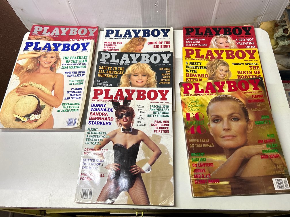 1991-92-94 Playboy Magazines