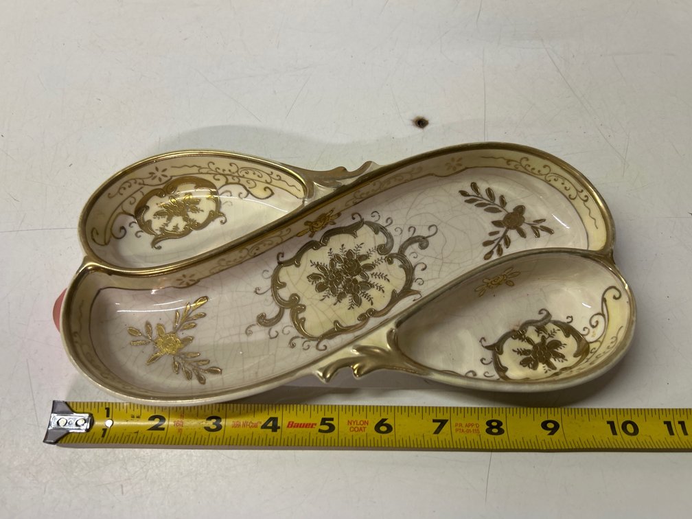 Japan Made Divided Curved Dish