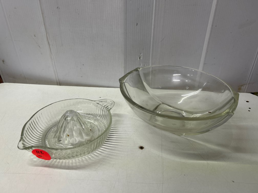 Glass Juicer, Thick Glass Bowl