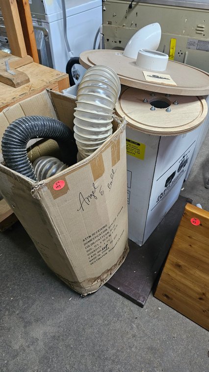 Woodshop vacume system parts