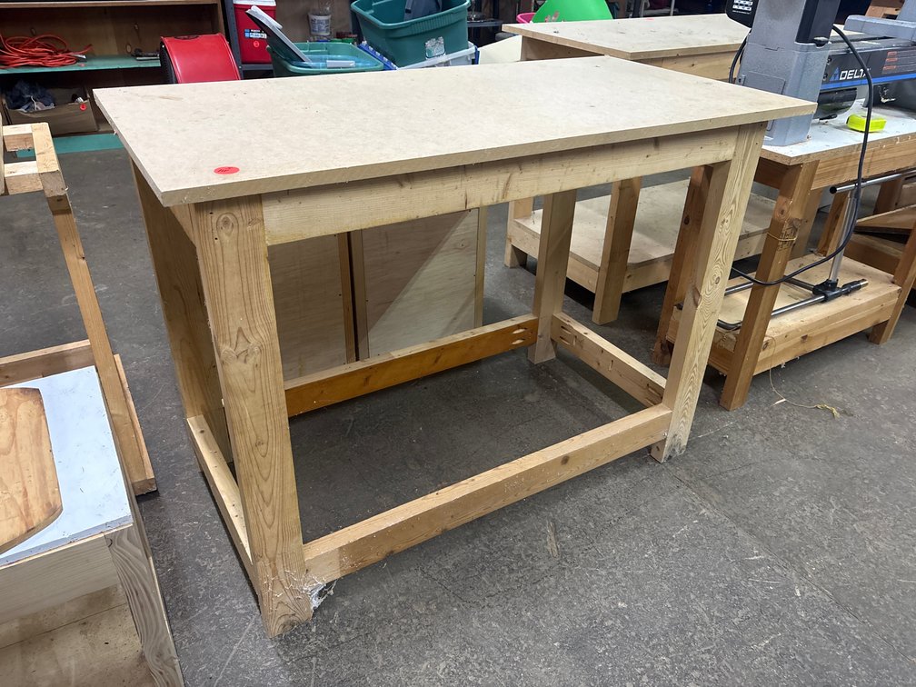 48.5” by 25.5” table for shop