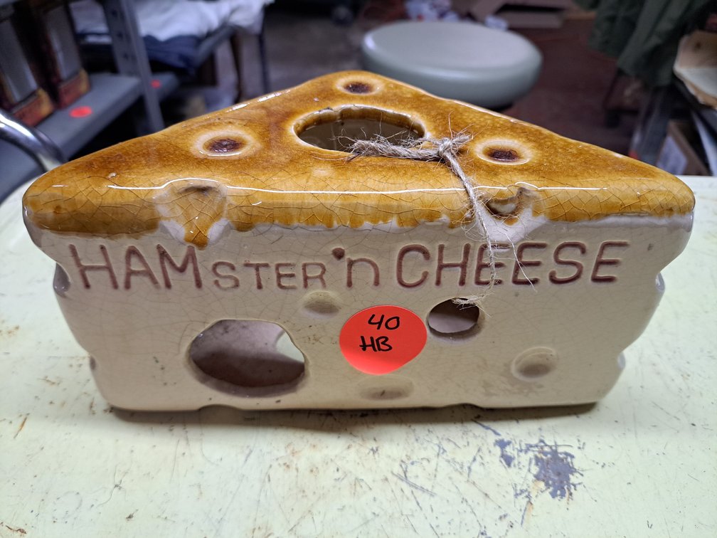 Vintage Ceramic Hamster Hideout