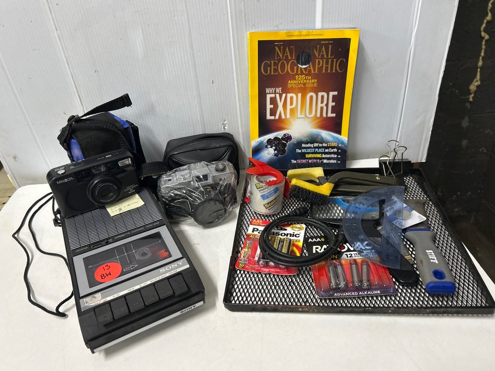 Sony Cassette Corder, Barrington Camera, Batteries+