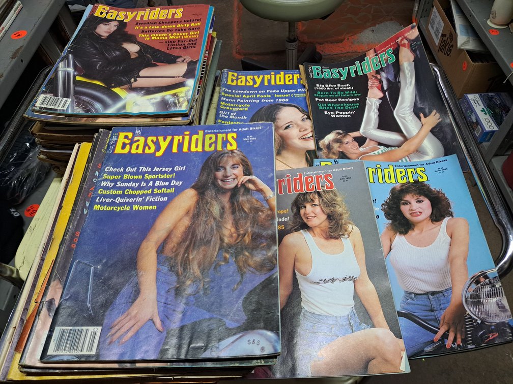 Huge Vintage Easyriders Magazines Lot