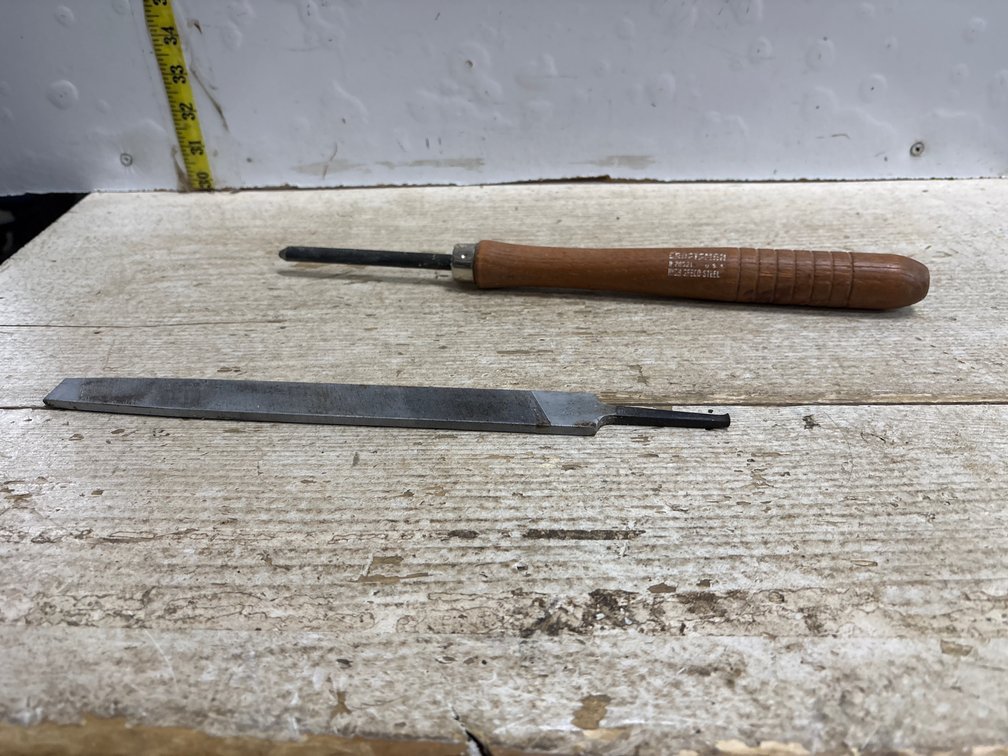 Craftsman wood shaping tool & a file