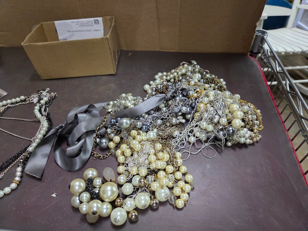Necklaces: jewelry puzzle- they will need separated