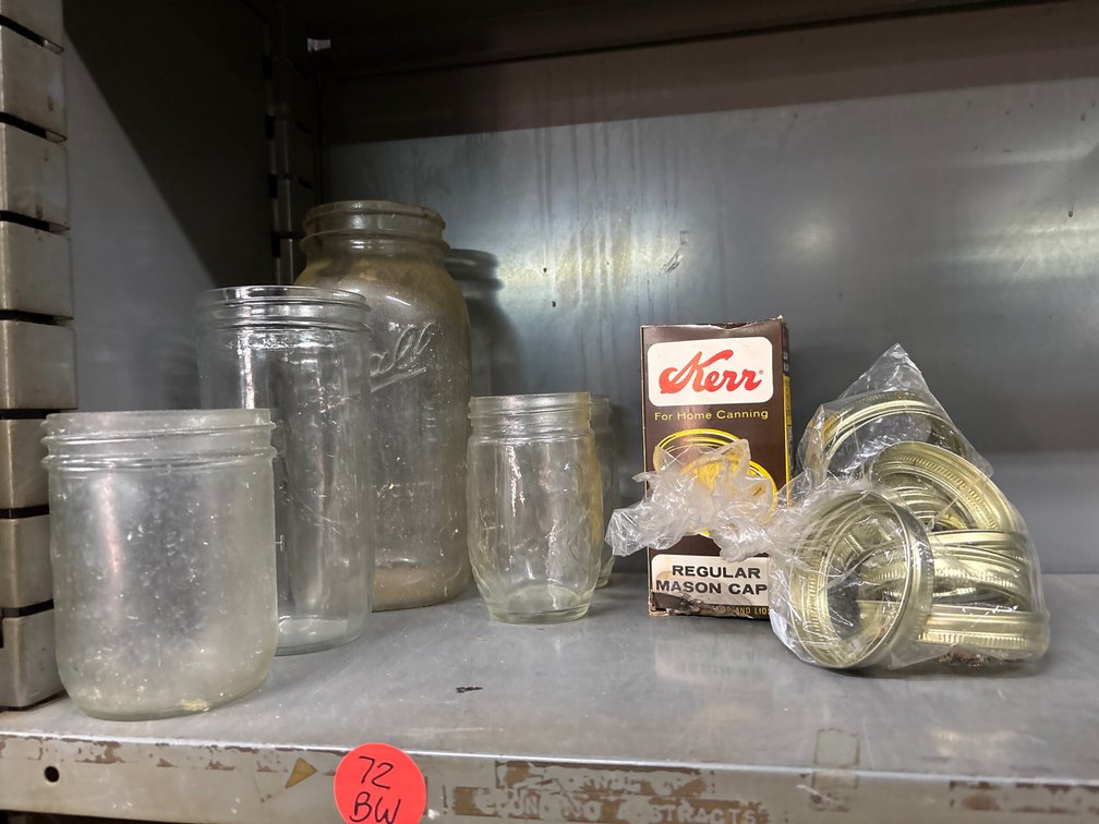 Canning jars & regular caps