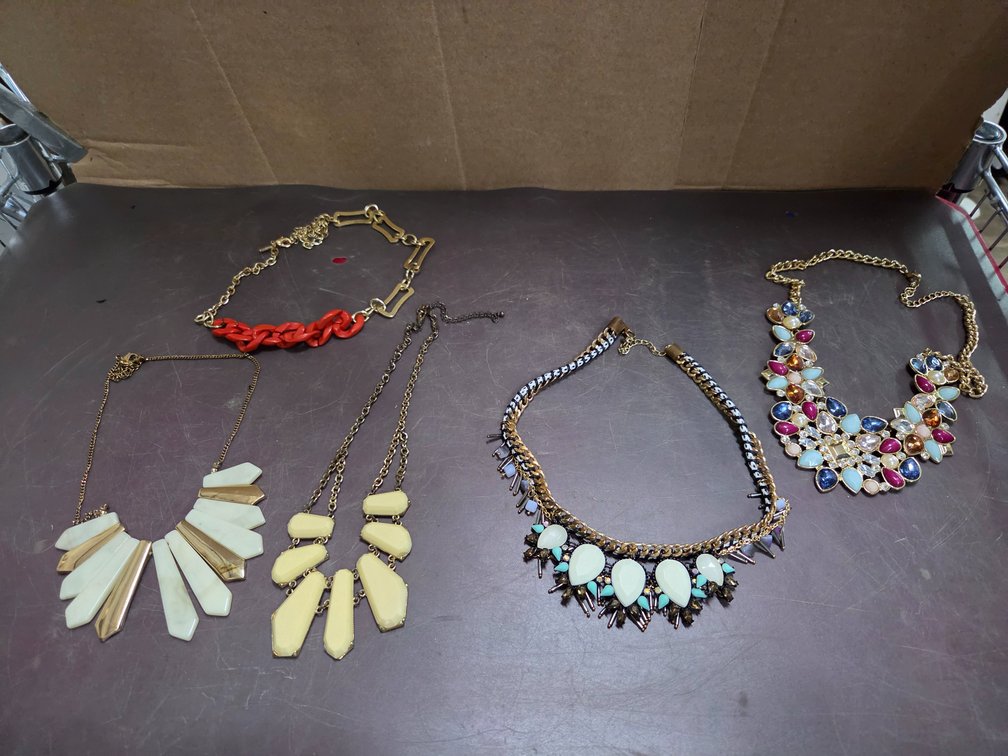 5 necklaces