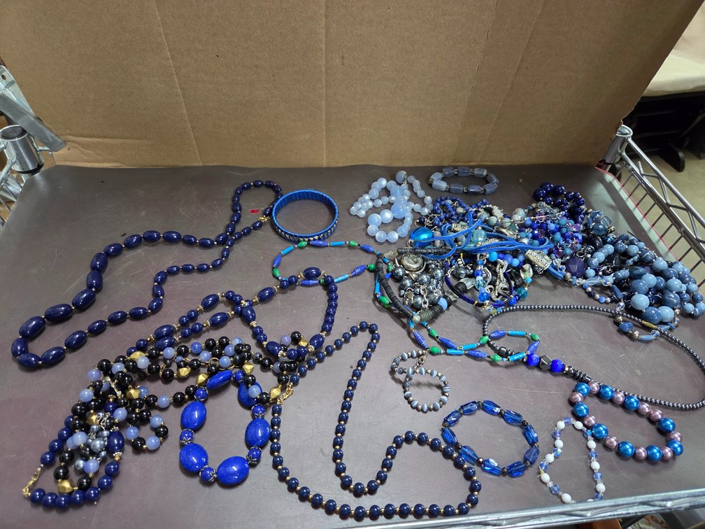 Blue jewelry