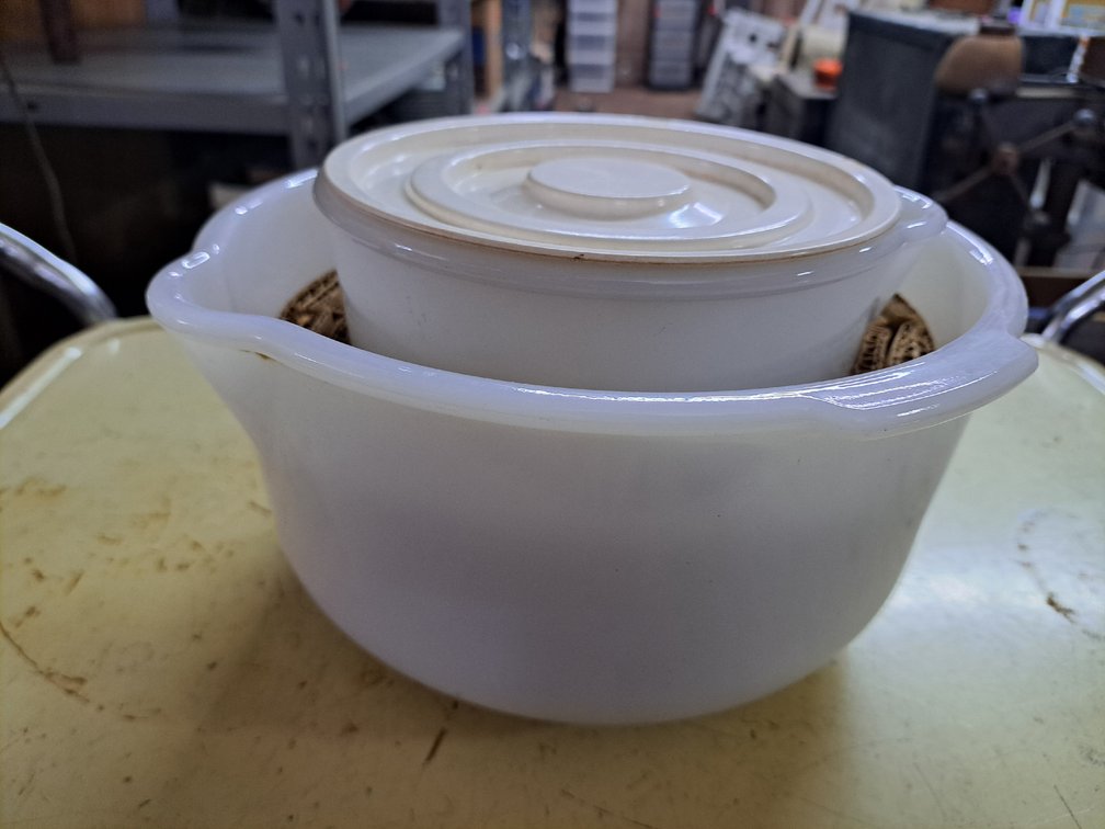 Vintage Glasbake Sumbeam Bowls