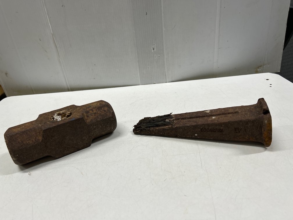 Sledge Hammer Head, Warwood Splitting Wedge