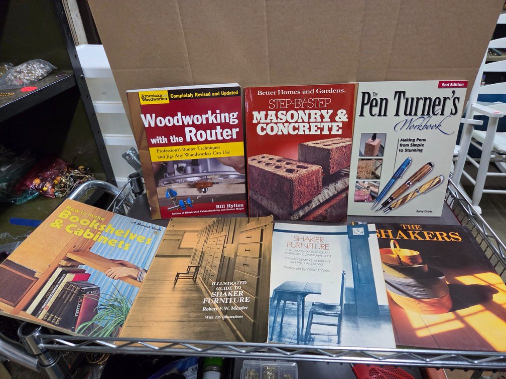 Woodworking books +: