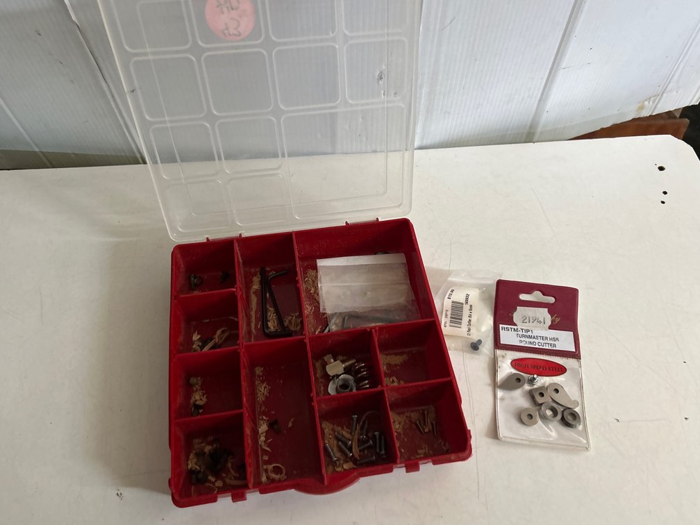 Small Hardware in Organizer