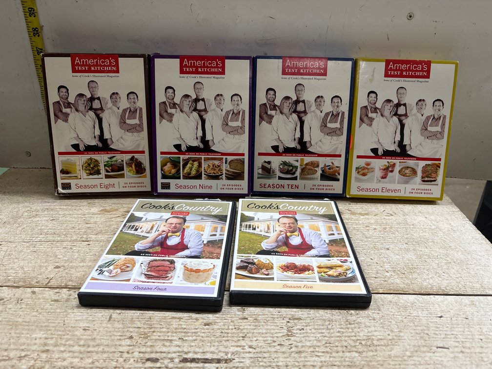 Cooking shows DVD sets