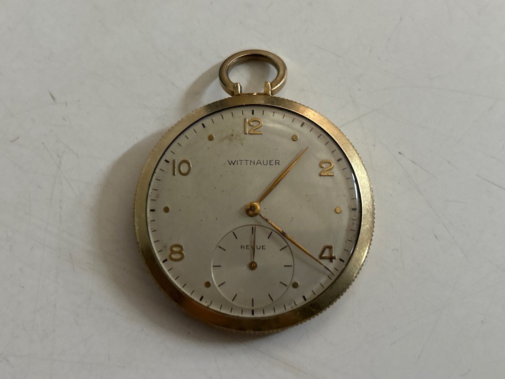 Wittnaur 10K Gold Filled Pocket Watch