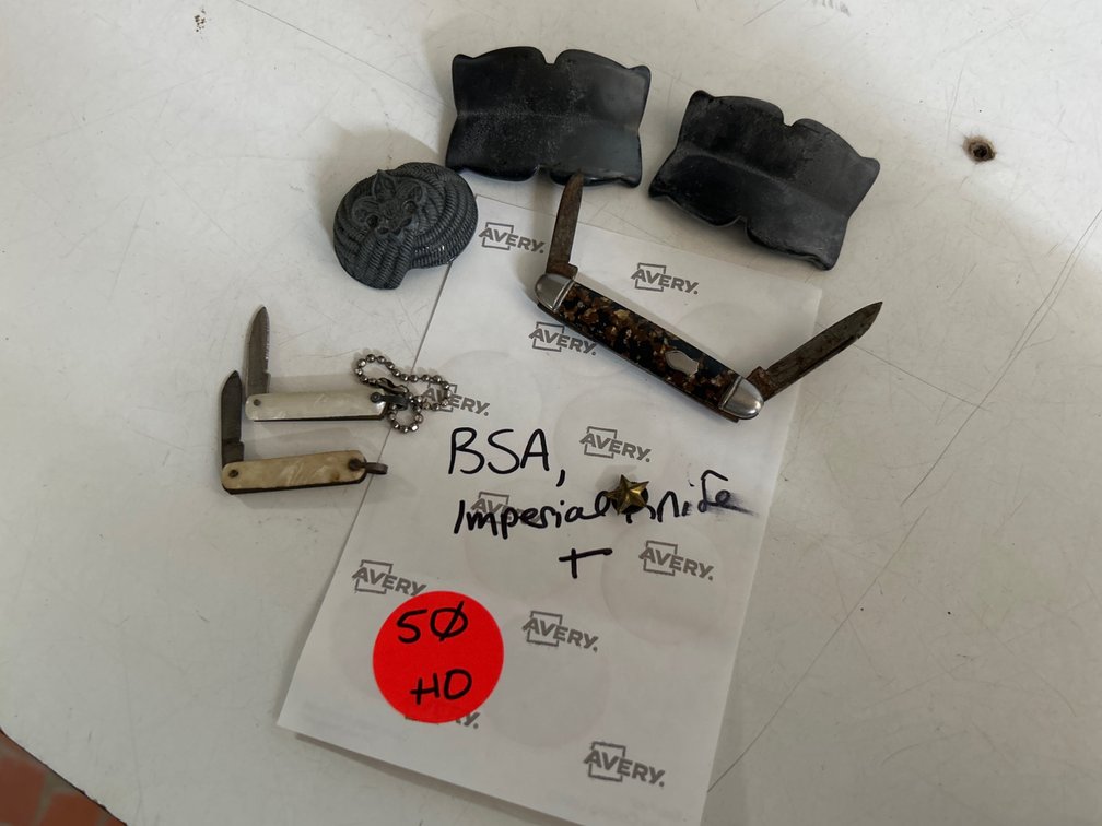 Imperial Pocket Knife, BSA, 2 Small Japan Knives