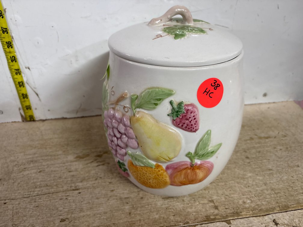 Cookie  jar made in Portugal plus
