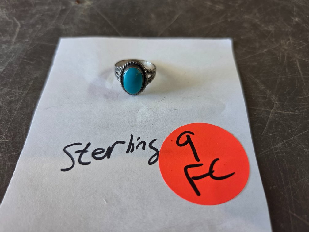 Sterling ring with Turquoise stone