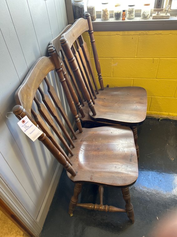 Wooden Table & 4 Wooden Chairs