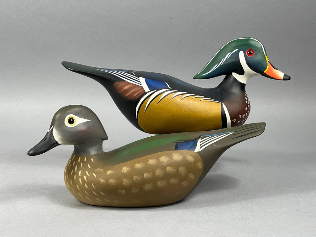 Wood Duck Pair by Bill Schauber 