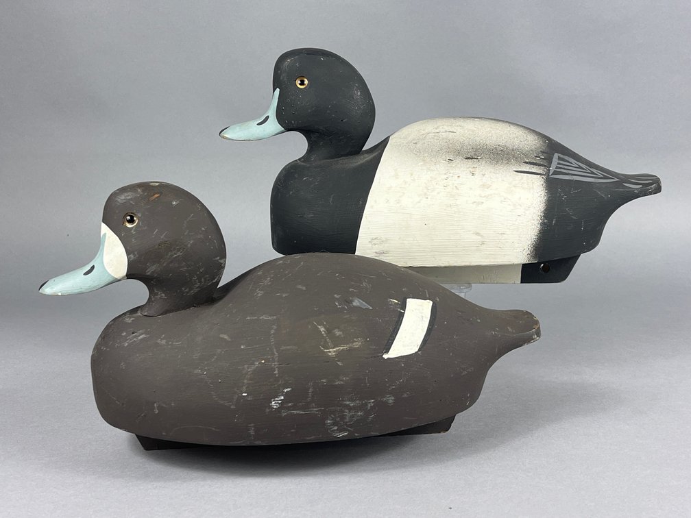 Bluebill Pair by Barnegat Bay Decoys 