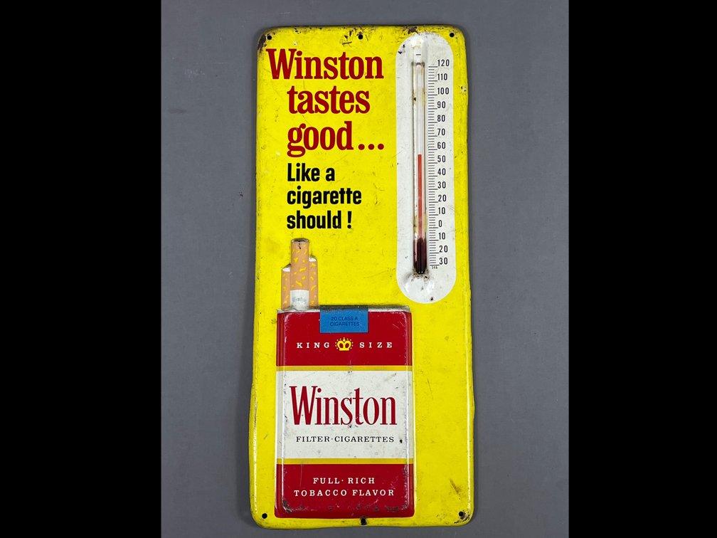 Winston Cigarettes Thermometer 