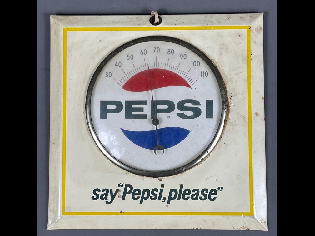 Pepsi Advertising Thermometer 