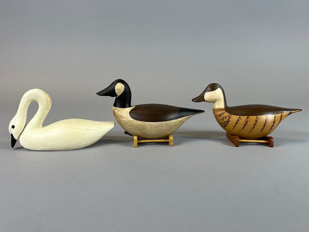 Lot of three Mini Decoys