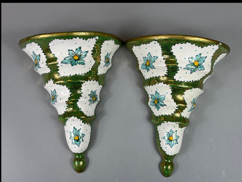 Pair Wall Pockets 
