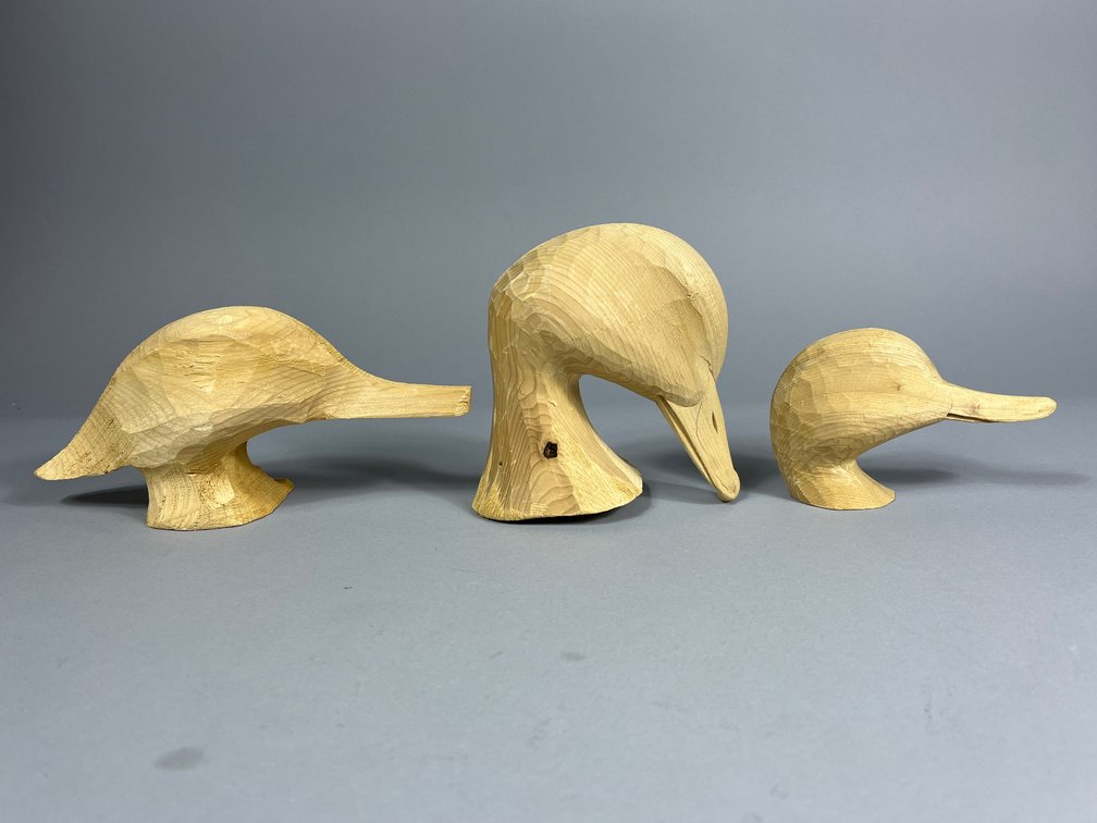 George Strunk, Decoy Heads, Glendora, NJ
