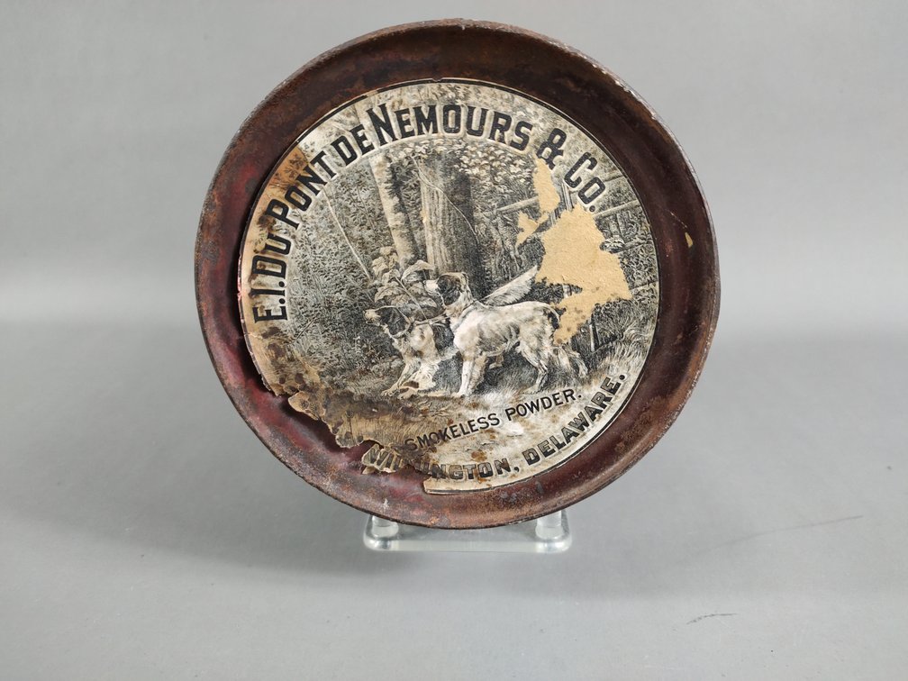 E.I. DuPont Powder Tin