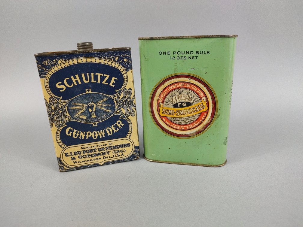 Lot of 2 Powder Tins