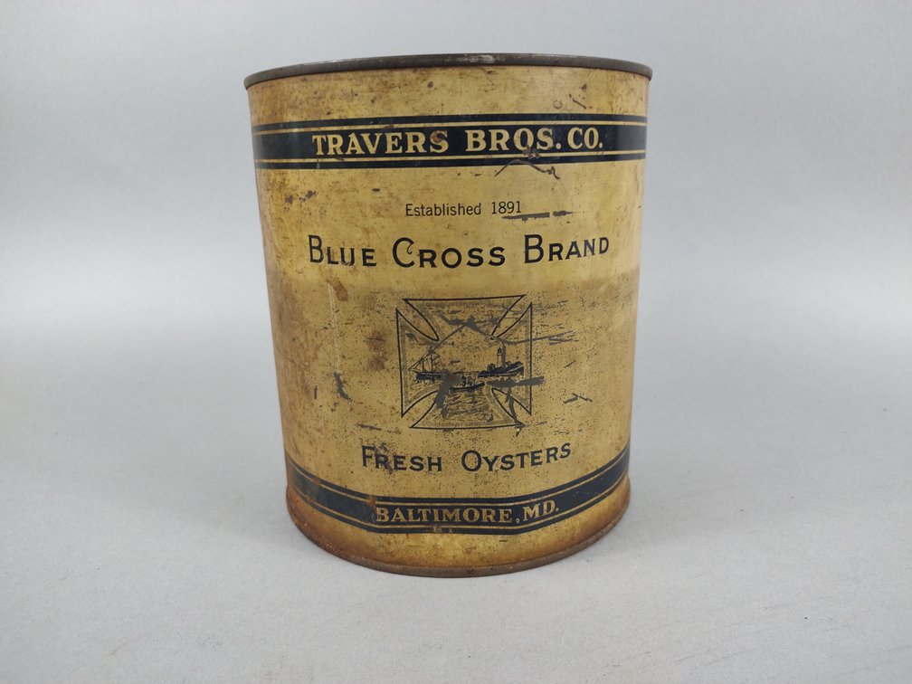 Travers Bros. Oyster Can 