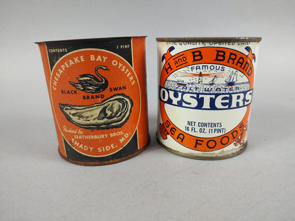 2 Pint Oyster Cans