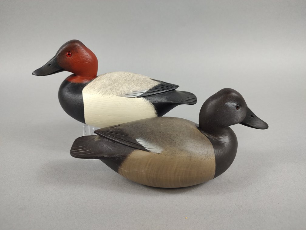 Rick Brown Mini Canvasback Pair, Brick