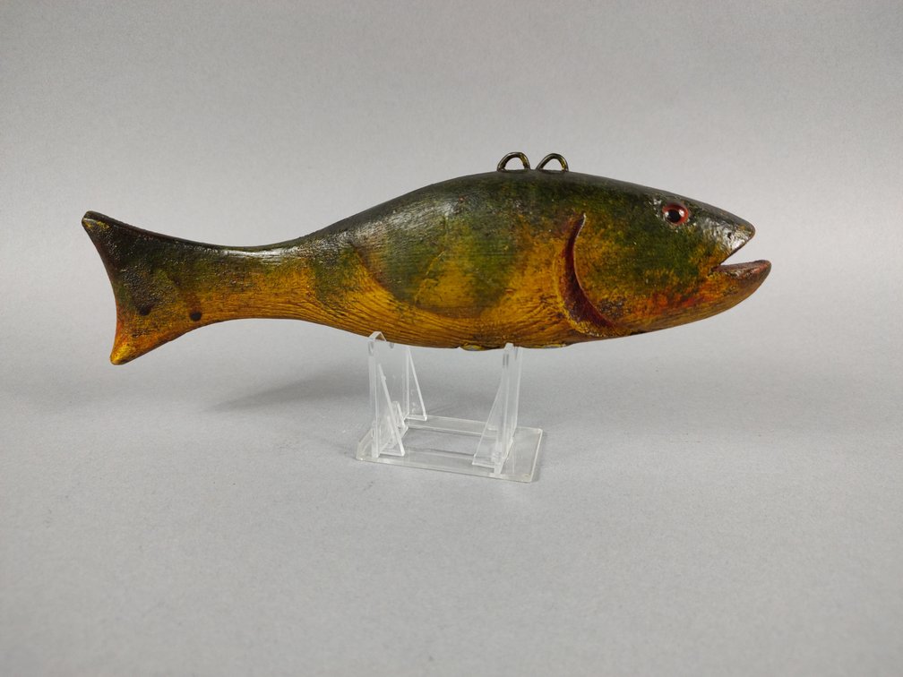 Carved Fish Signed DFD