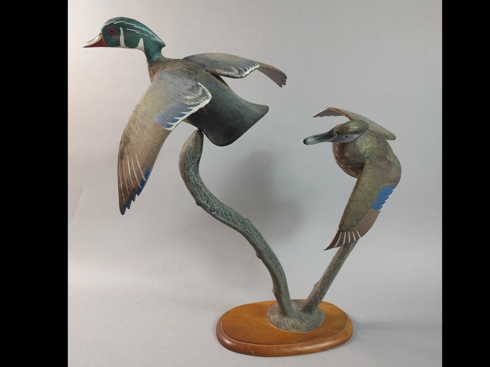 William Veasey Elkton, MD Wood Ducks in Flight 