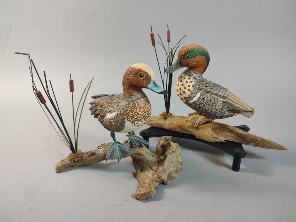 Bob Wrenn Potsdam Mini Standing Carvings 