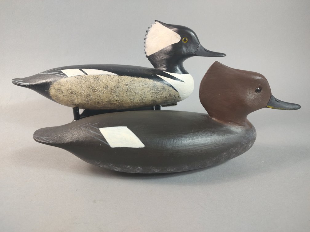John Hamilton Cedar Run, NJ Merganser Pair 