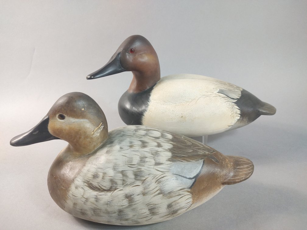 Kenneth Scheeler Frenchtown, NJ Canvasback Pair 