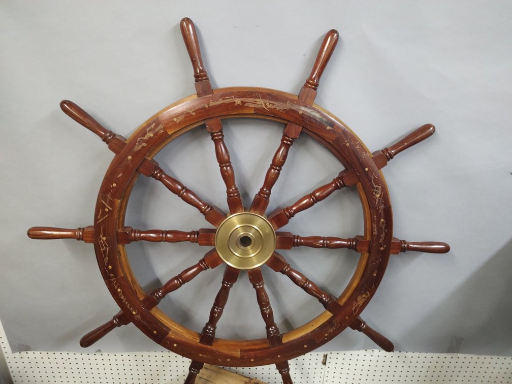 Very Nice Ship's Wheel 
