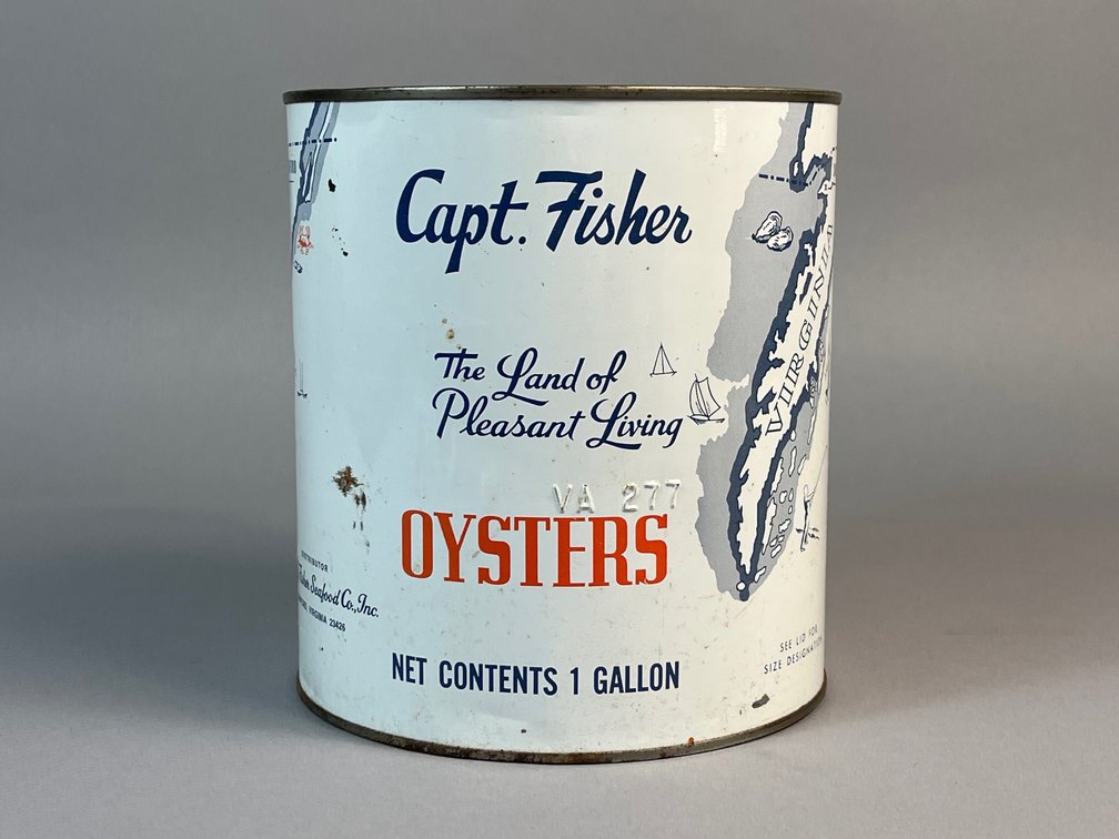 Capt Fisher Oyster Can