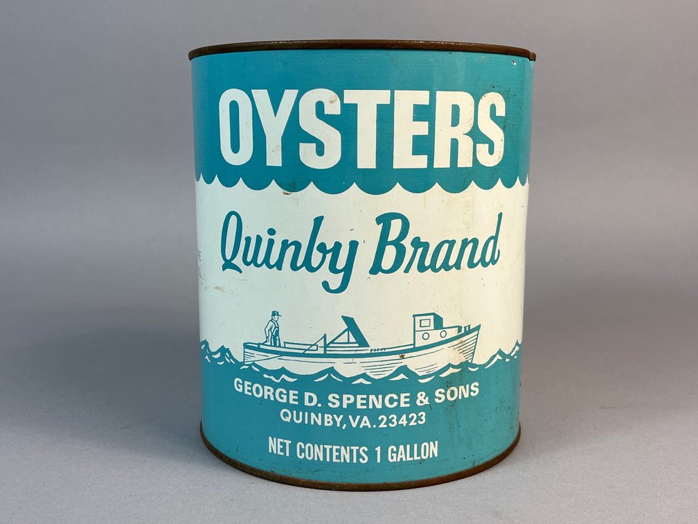Quinby Brand Oyster Can