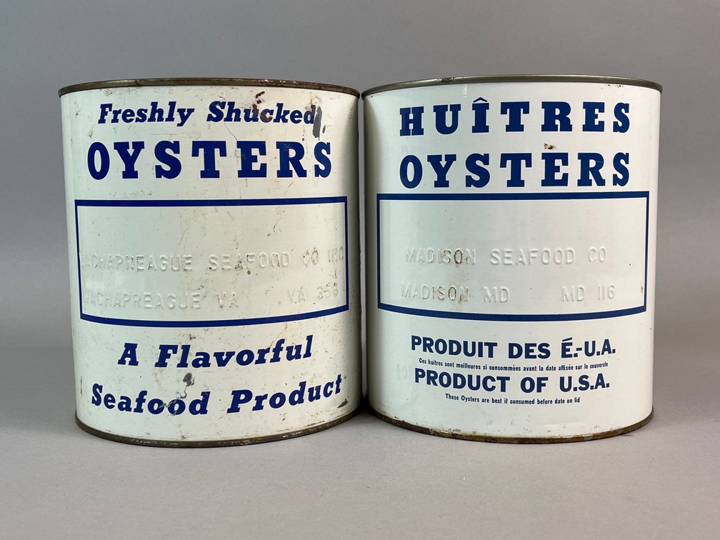 Wachapreague Seafood/ Madison Seafood Oyster Cans